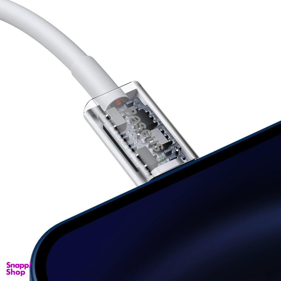 کابل تبدیل USB-C به لایتنینگ باسئوس مدل CATLYS-02 طول 25 سانتی‌ متر