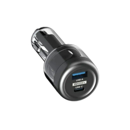 شارژر فندکی پاورولوژی مدل 35W Transparent A+C Port PCCSR017