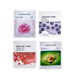 ماسک صورت پد پاک کد MF7 وزن 20 گرم بسته 2 عددی به همراه ماسک صورت پد پاک کد MF7 وزن 25 گرم بسته 2 عددی