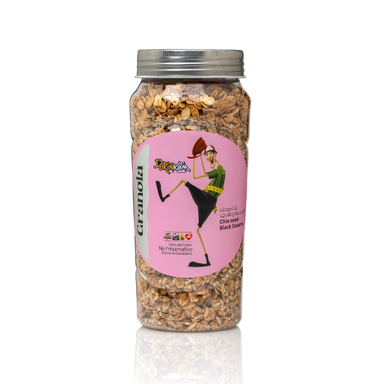 گرانولا کنجد سیاه و دانه چیا درین کام وزن 350 گرم