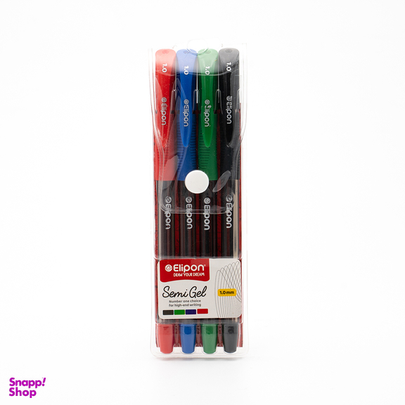 خودکار الیپون مدل Semi Gel کد 8261403 مجموعه 4 عددی