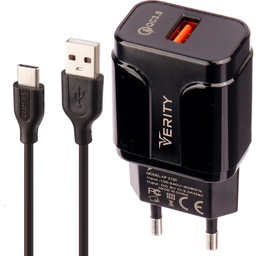 شارژر دیواری وریتی مدل AP 2120 به همراه کابل USB-Type C