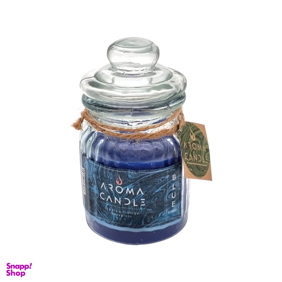 شمع معطر آروما کندل رایحه ادکلن Blue Chanel وزن 400 گرم