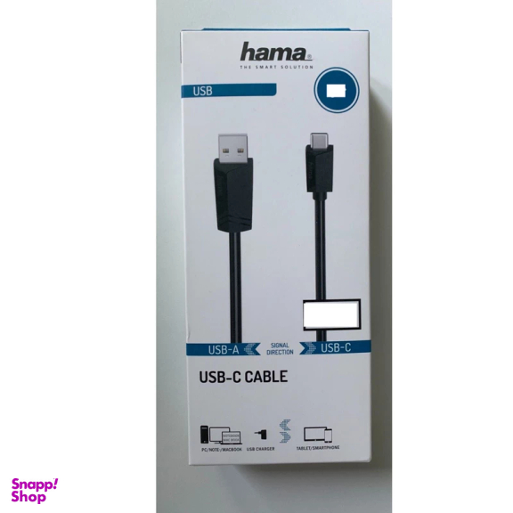 کابل تبدیل USB به USB-C هاما مدل 200652 طول 1.5 متر