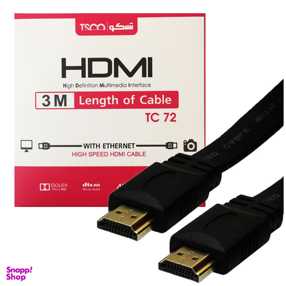کابل HDMI تسکو (Tsco) مدل TC 72 طول 3m