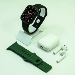 ساعت هوشمند ورنا مدل W46 Max به همراه هندزفری بی سیم طرح اپل مدل Airpod