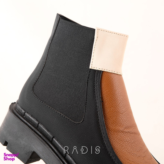 نیم بوت زنانه چرم رادیس مدل ستیلا کد M.MC-659-asl
