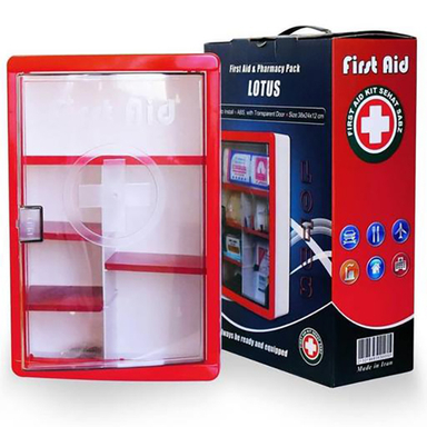 جعبه کمک های اولیه لوتوس مدل FIRST AID سایز بزرگ