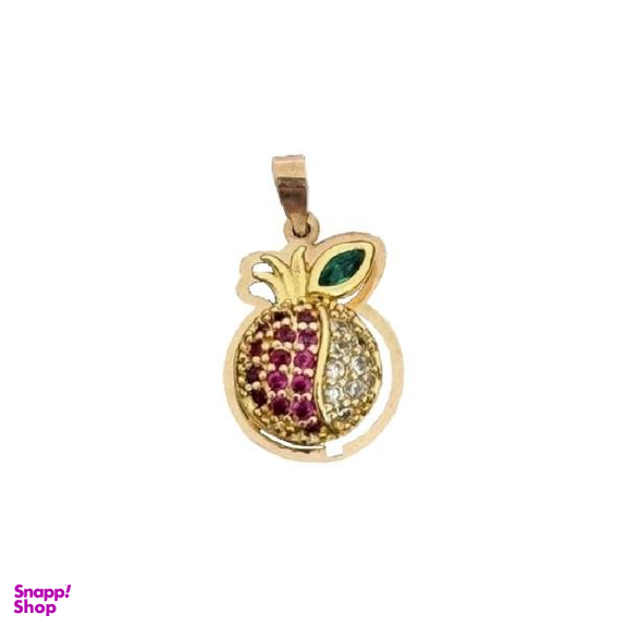 آویز گردنبند طلا 18 عیار زنانه اپال گلد مدل انار یلدا کد Z896