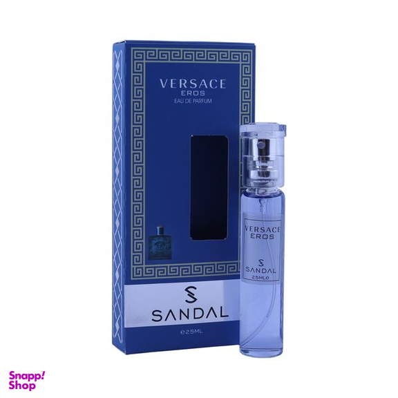 عطر جیبی مردانه  صندل مدل ورساچ اروس حجم 25 میلی لیتر