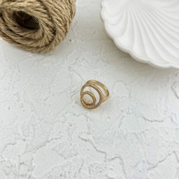 انگشتر زنانه ژوپینگ مدل دایره کد R4945