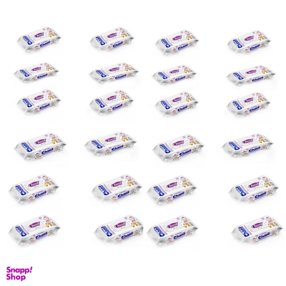 دستمال مرطوب کودک چانف مدل اقتصادی مجموعه 24 عددی