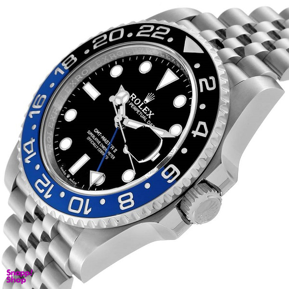 ساعت عقربه ای مردانه طرح رولکس مدل GMT MASTER II کد 0022540