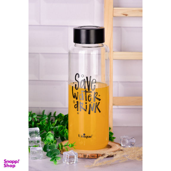 بطری یونیک طرح save water 2 کد 3064-3