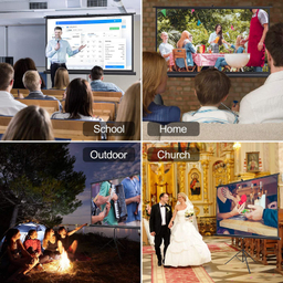 پرده نمایش پایه دار ویدئو پروژکتور تسکو مدل TVS125 TR