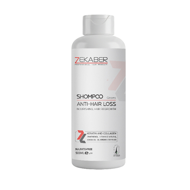 شامپو ضد ریزش مو زکابر مدل کراتین حجم 500 میلی لیتر