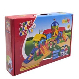 ساختنی 58 تکه ناب سل مدل پارک شادی HAPPY PARK BLOCKS