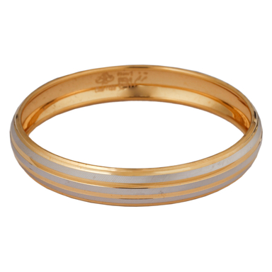 النگو طلا 18 عیار زنانه گالری تاج آبادی طرح آوا کد 471