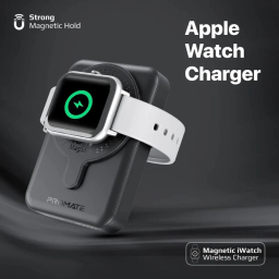 پاوربانک پرومیت مدل POWERMAG-DUO.Black ظرفیت 10000 میلی آمپر ساعت