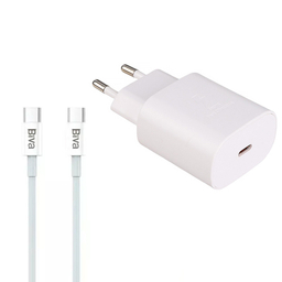 شارژر دیواری 25 وات بیوا مدل HC-14 به همراه کابل USB-C