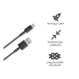 کابل تبدیل USB C به USBA انکر (Anker) مدل A8022 طول 0.9m