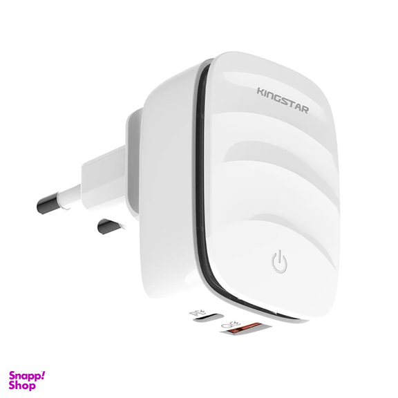 شارژر دیواری 20 وات کینگ استار مدل KW193i PD به همراه کابل لایتنینگ به USB-C