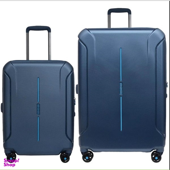 چمدان امریکن توریستر مدل TECHNUM 37G مجموعه 2 عددی