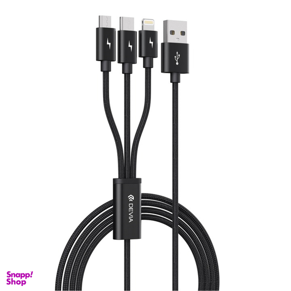کابل دیتا 3in1 دویا مدل EC048 طول 1 متر