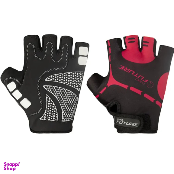 دستکش دوچرخه سواری PRO BIKE کد 13 رنگ مشکی صورتی