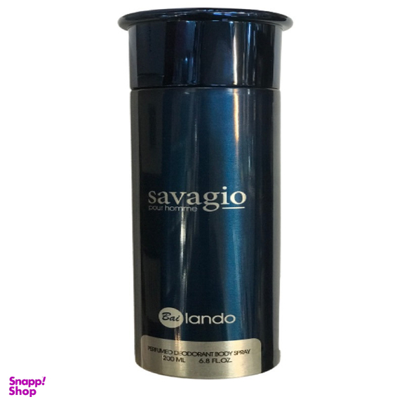 اسپری بدن مردانه بای لندو مدل sauvage حجم 200 میلی‌لیتر