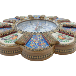 ساعت خاتم کاری درنیکا مدل سنتی طرح مرغ و گل کد 02