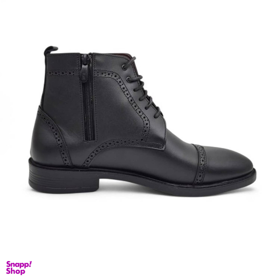 نیم بوت مردانه چرم ریباری مدل Z20 رنگ مشکی