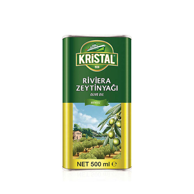 روغن زیتون کریستال حجم 500 میلی لیتر