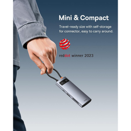 هاب 7 پورت Type-C بیسوس مدل Metal Gleam Series BS-OH146