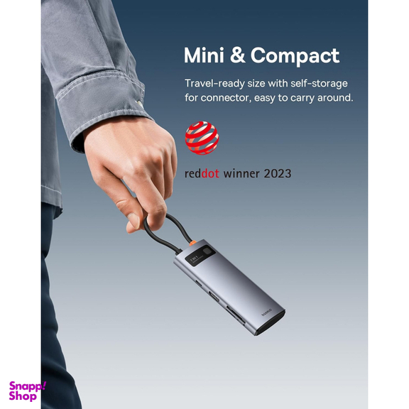 هاب 7 پورت Type-C بیسوس مدل Metal Gleam Series BS-OH146