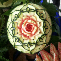 ست چاقو میوه آرایی و حکاکی کد 1612 مجموعه 4 عددی