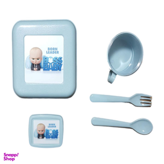 سرویس 5 تکه ظرف غذاخوری کودک پادیز مدل دختر بچه رییس