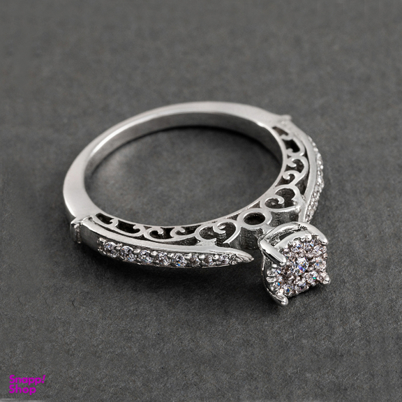 انگشتر طلا 18 عیار زنانه جواهری سون کد 1003