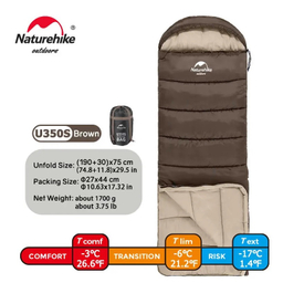 کيسه خواب نیچرهایک مدل U350S کد MSD07