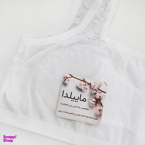 نیم تنه دخترانه ماییلدا مدل 4565 رنگ طوسی