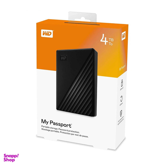 هارد اکسترنال وسترن دیجیتال مدل My Passport ظرفیت 4 ترابایت