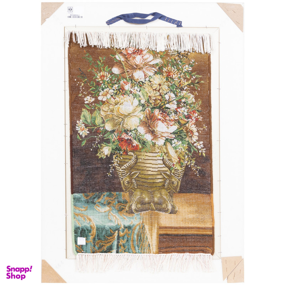 تابلو فرش دستباف سی پرشیا مدل گل در گلدان کد 903446