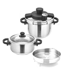زودپز دوقلو جی فی نی مدل NEW-G01 گنجایش 6 و 4 لیتر