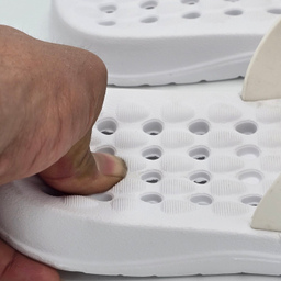 دمپایی حمام نیکتا کد 078 رنگ سفید