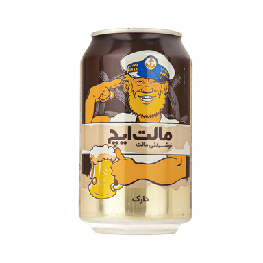 ماءالشعیر سیاه مالت ایچ حجم ۳۳۰ میلی لیتر