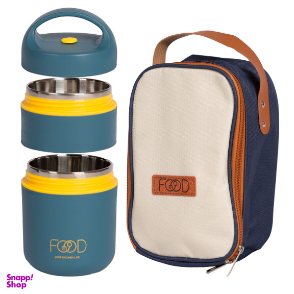 ظرف غذای کودک مدل 2 طبقه دیانا بسته 5 عددی