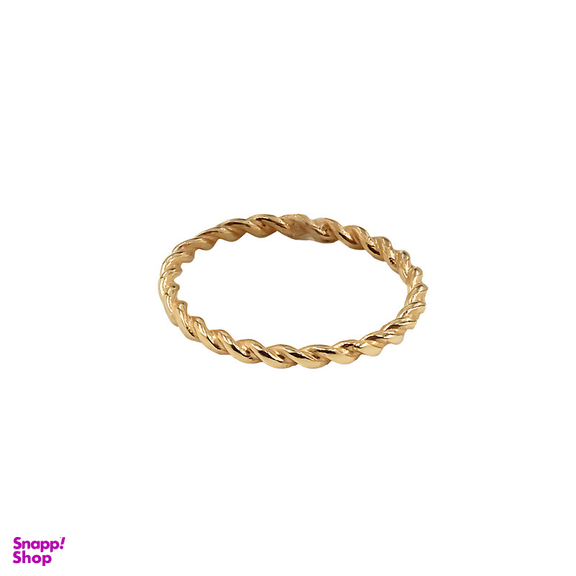 انگشتر طلا 18 عیار زنانه طلاجات مدل پیچ ساغر کد 1025 سایز 53