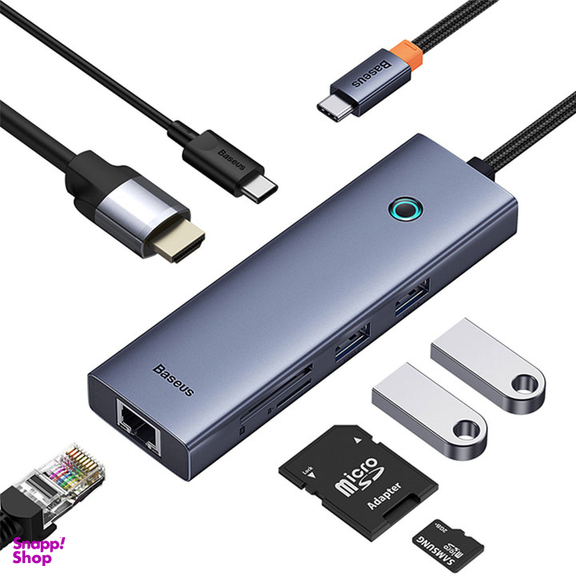هاب 7 پورت Type-C بیسوس مدل BS-OH112