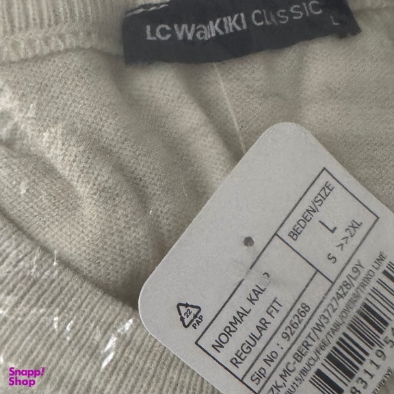 پلیور مردانه ال سی وایکیکی کد W37274Z8 رنگ کرم