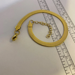 دستبند زنانه مدل ماری کد 003 رنگ طلایی